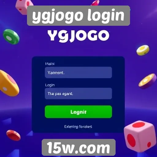 Acessando ygjogo login como criar uma conta